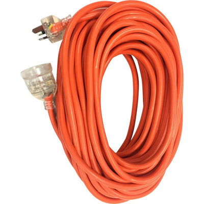 POWER DC Heavy Duty 15amp Cable Extension Lead With 10amp Plugs-15m