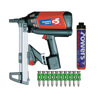 POWERS Track It C5 Gas Concrete Gun-35mm Concrete Pins & Gas-800pck 55336