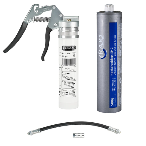 PRESSOL PISTOL GRIP / ONE HANDED GREASE GUN-KAJO COMBO