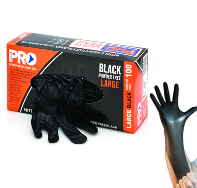PROCHOICE Heavy Duty Nitrile Gloves -Extra Large-100Pack MDNPFHD-XL