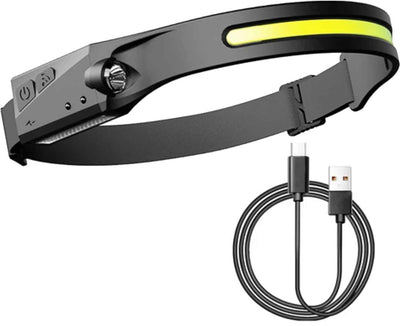 PRO KIT Twin LED Rechargeable 350Lumen Sensor Headlamp Torch & Worklight