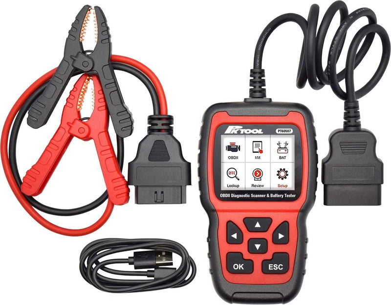 PK TOOLS OBDll Diagnostic Scanner & Battery Tester-PT60507