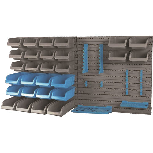 PRO KIT 43PIECE WALL MOUNTED STORAGE & TOOL RACK SET - PT80930