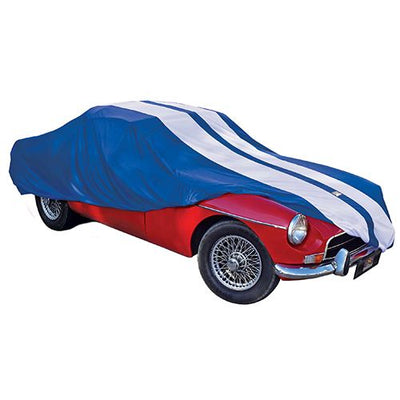 PRO KIT Show Car Indoor Cover-Blue With White GT Stripes-XL Size 5.5m Long