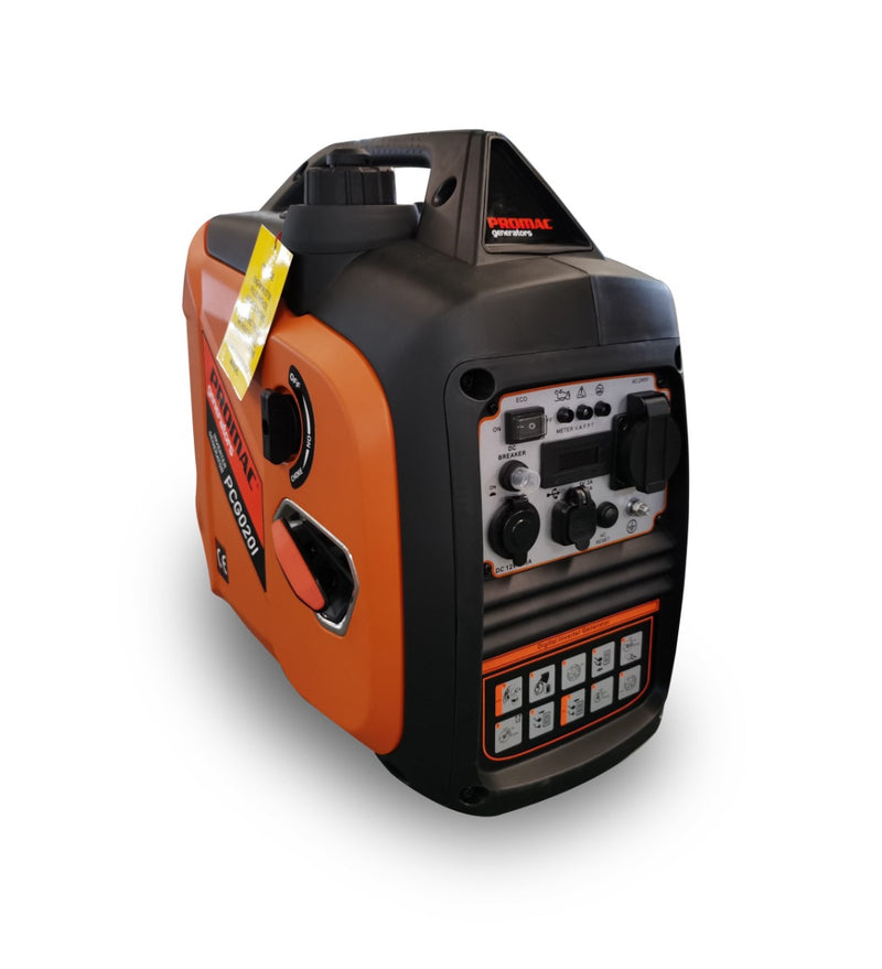 Promac PCG020I Inverter Generator-2KVA Macht Powered