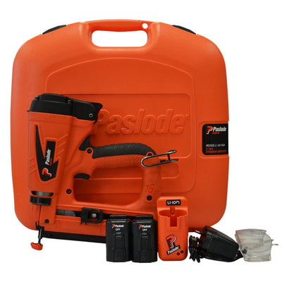Paslode IM250S Impulse 16Ga 250S 15-65mm Bradder Finish Nailer Combo Kit- B20710