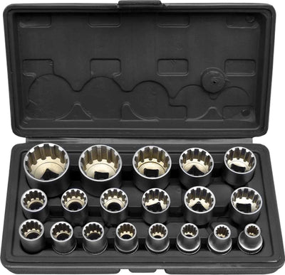 PK Tools 19pc Multi-Drive Socket Set - PT10313