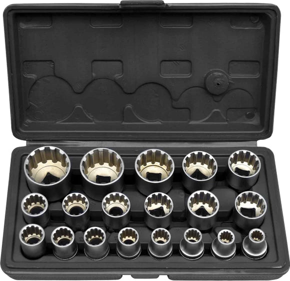 PK Tools 19pc Multi-Drive Socket Set - PT10313