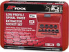 PK Tools 11pc 3/8in Drive Low Profile Spiral Twist Extractor Socket Set - PT10383