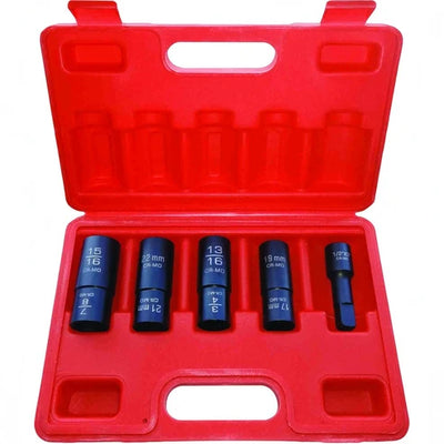 PK Tools 6pt Cr-V Thin Walled Flip Impact Socket Set - PT11152