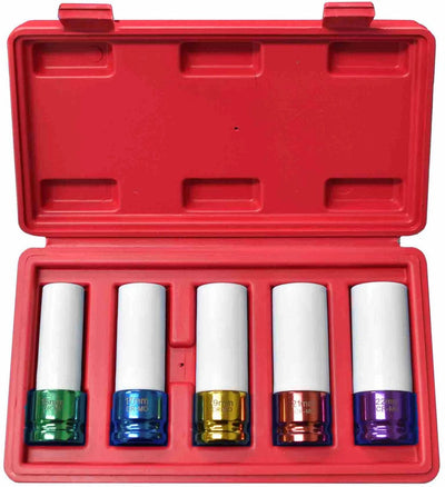 PK Tools 5pc Mag Wheel Impact Socket Set - PT12503