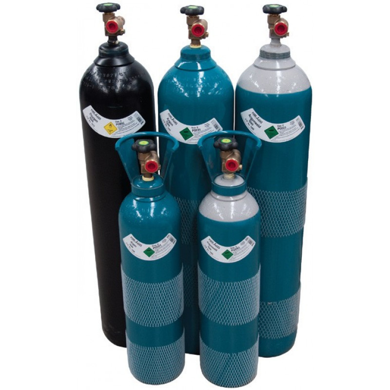 PUREGAS Argon Welding Gas Cylinder-D Size Bottle DCAR
