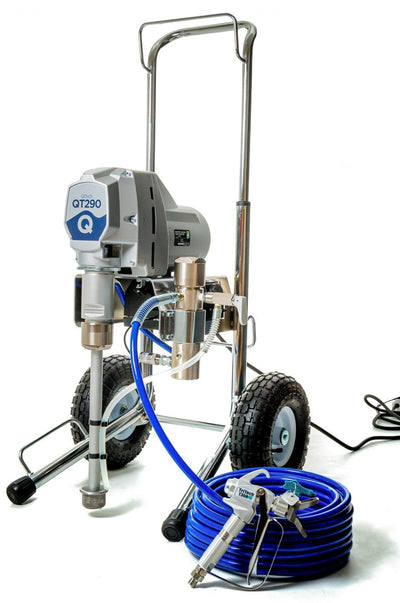 QTech QT290 Electric Airless Paint Spraying Pump With Tritech Spray Gun