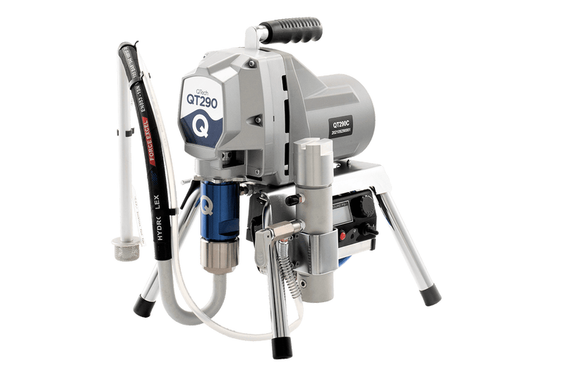 QTech QT290c Electric Airless Paint Spraying Pump With Tritech Spray Gun