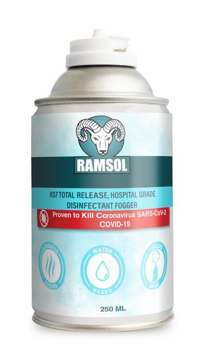 RAMSOL RS7 Total Release HOSPITAL GRADE Disinfectant Fogger Bomb 250ml