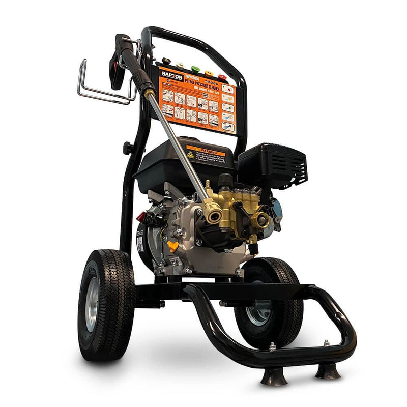 Raptor RGPW3000 2800PSI 6.5HP 11.3LPM Petrol High Pressure Washer Cleaner-BFD