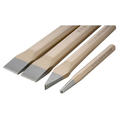 RENNSTEIG Punch & Chisel Set In A Roll-4pce RCP4