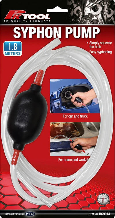 PK Tools Rubber Bulb Syphon Pump - RG9014