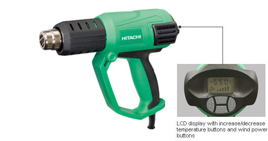 Hitachi RH650V 2000W Heat Gun with LCD Display