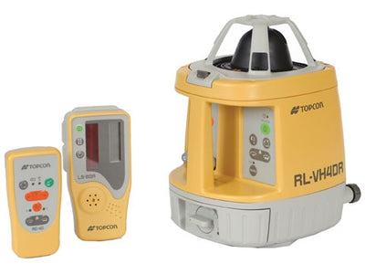 TOPCON Rotating Multi Purpose Red Beam Laser Level Kit-RLVH4DR