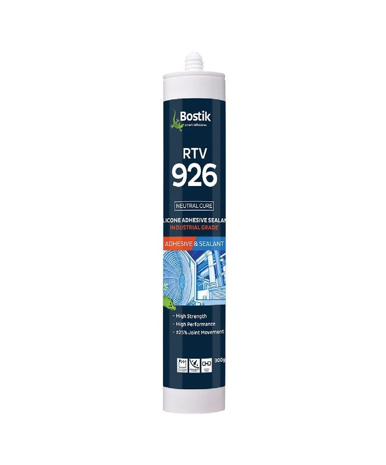 BOSTIK Industrial 300ml RTV926 Structural Silicone Cartridge - Translucent BOX OF 15