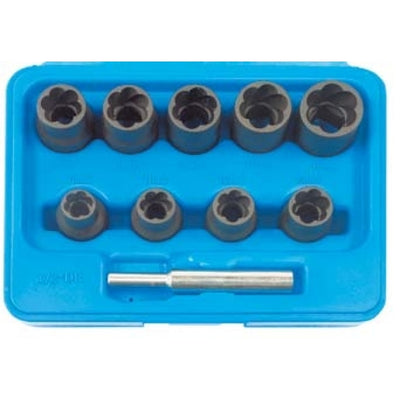 RYTOOLS Worn Nut Twist Extractor Set--9pce-BD