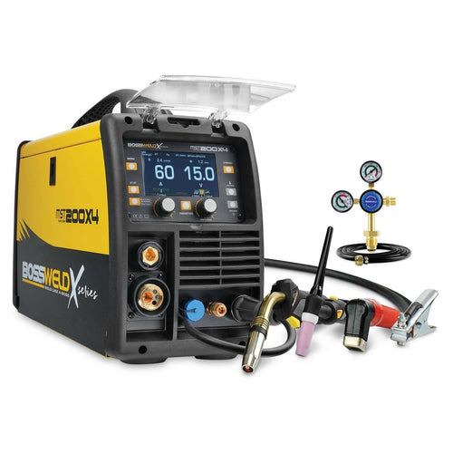 BOSS Multi Process Inverter MST 195amp Welder-Mig,Stick & Tig-610090