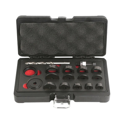 PK Tools 17pc Parking Sensor Hole Cutter Tool Set - PT40950