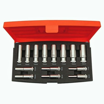 Bahco S1214L 14pce Deep Socket Set-3/8