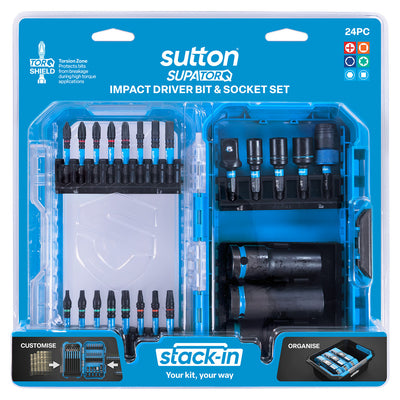 Sutton SupaTorq Stack-In Impact Bit & Socket Set 24 Piece S250S24A