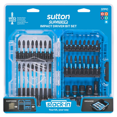 Sutton SupaTorq Stack-In Impact Driver Bit Set 37 Piece S250S37A