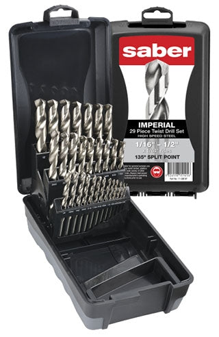 Bordo 11-SBF3P by BORDO HSS Split Point Imperial Drill Set-29pce