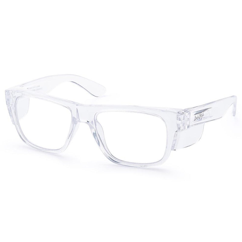 SAFE STYLE 'Fusions' ClearFrame/ Clear UV400 Lens Safety Glasses