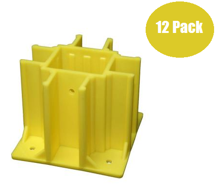 IMPACTA SAFETY BOOT Temporary Job Site Guard Rail System-12PCK safetybootx12