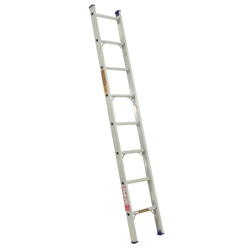 Gorilla SBL008-1 Single builders ladder 2.4m (8ft) Aluminium 140kg Industrial