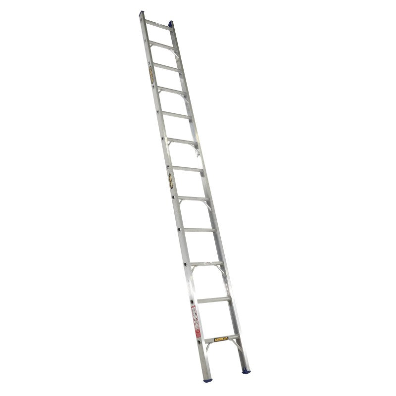 Gorilla SBL018-I Single builders ladder 5.5m (18ft) Aluminium 140kg Industrial