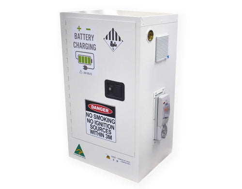 INDUSTRIAL XS Lithium battery charging cabinet – 8  outlet