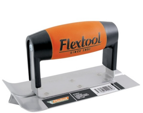 FLEXTOOL -  Steel Vee Jointer Trowel ProSoft Handle - 152mm x 75mm