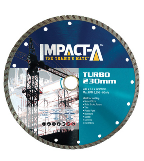 IMPACTA - TURBO DIAMOND BLADE 230MM X 22.23MM