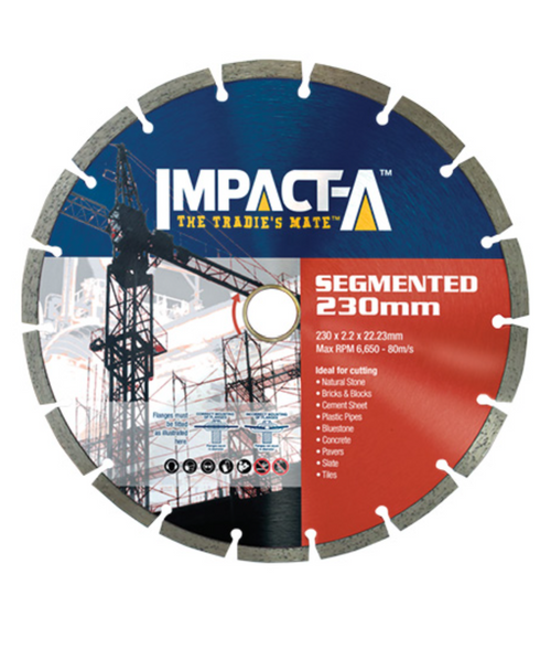 IMPACTA - SEGMENTED DIAMOND BLADE 230MM X 22.23MM