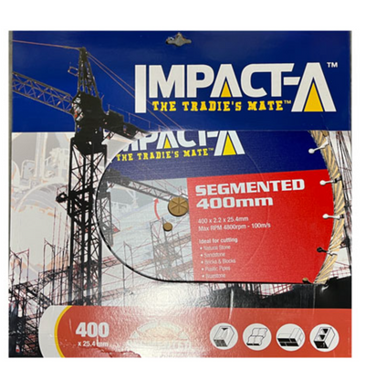 IMPACTA - SEGMENTED DIAMOND BLADE 400MM X 25.4MM