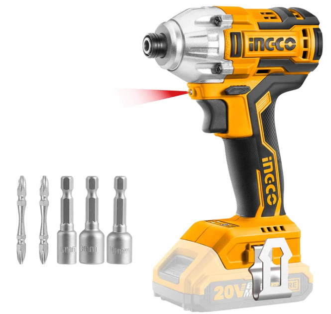 INGCO - Li-ion Brushless Impact Driver 20V  - Bare Unit