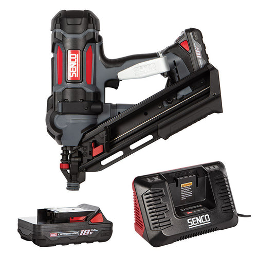 Senco 18V Fusion Evolve 34Degree Cordless Framing Nailer Combo Kit