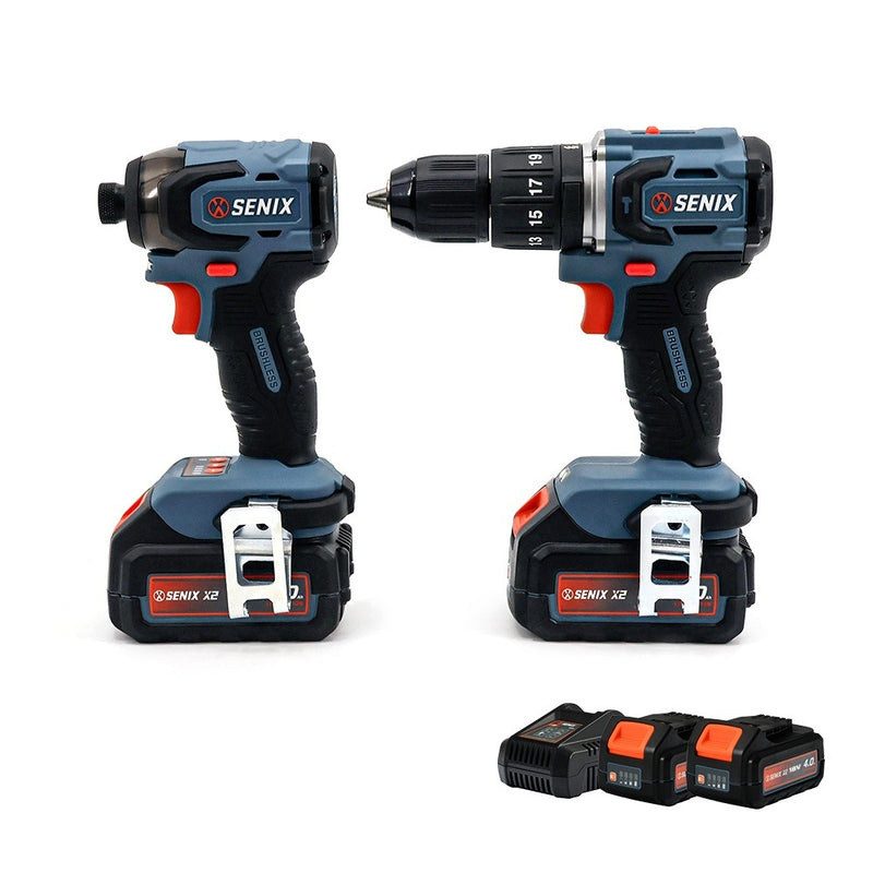 Senix X2 18V Cordless 2 Piece Combo Kit S1