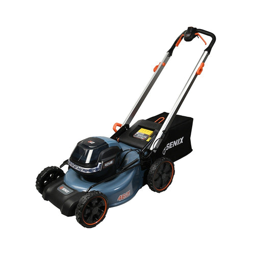 Senix 2X2 cordless 36V(2x18v) Brushless 46cm (18") Self-Propelled Lawnmower Kit
