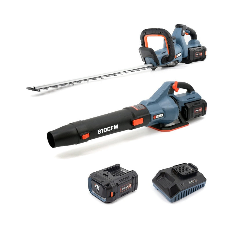 Senix X6 60V OPE 2 Piece Power Garden Combo Kit 2A
