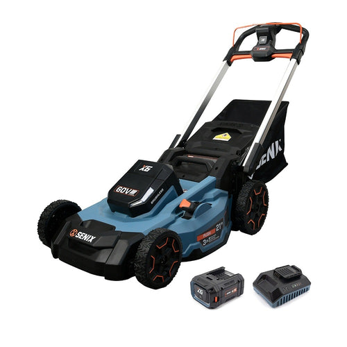Senix X6 60V OPE Brushless 53cm (21") Push Lawn Mower Kit