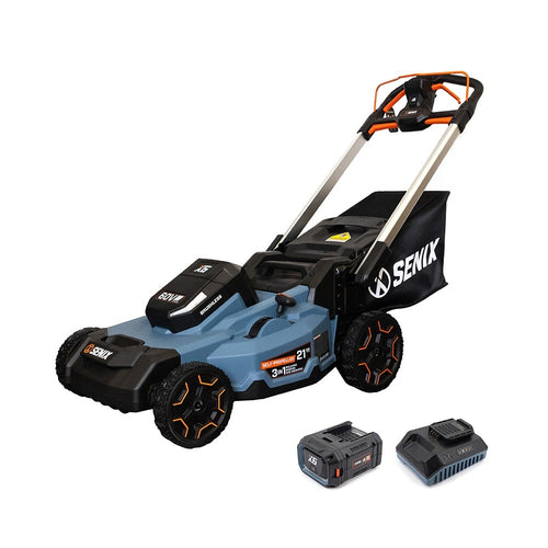 Senix X6 60V OPE Brushless 53cm (21") Self-Propelled Lawn Mower Kit