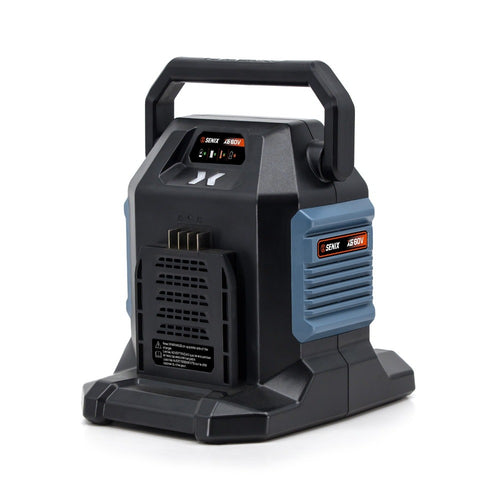 Senix X6 60V Charger, 8.0Ah Dual Port