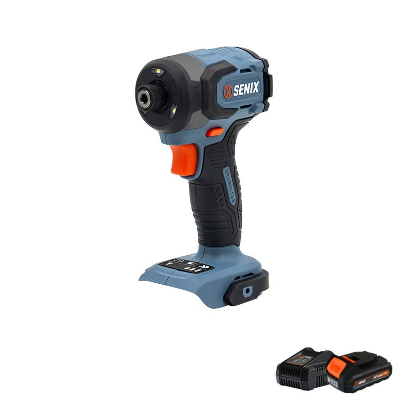 SENIX X2 18V Brushless 250Nm Impact Driver Cordless Combo Kit